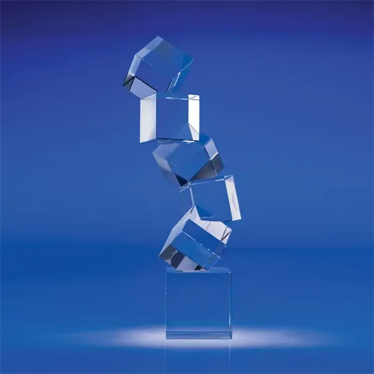 Arabesque Optic Crystal Award — view 3
