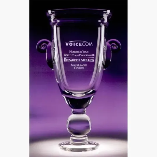 World Class Hand-Blown Crystal Cup Award