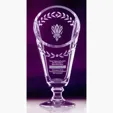 Laurel Cup Hand-Blown Crystal Award