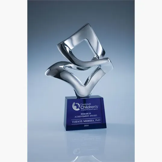 Performer Optic Crystal & Chrome Award — view 3