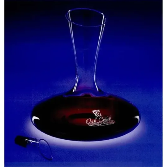 Renata Hand-Blown Crystal Wine Decanter, 43 oz — view 2