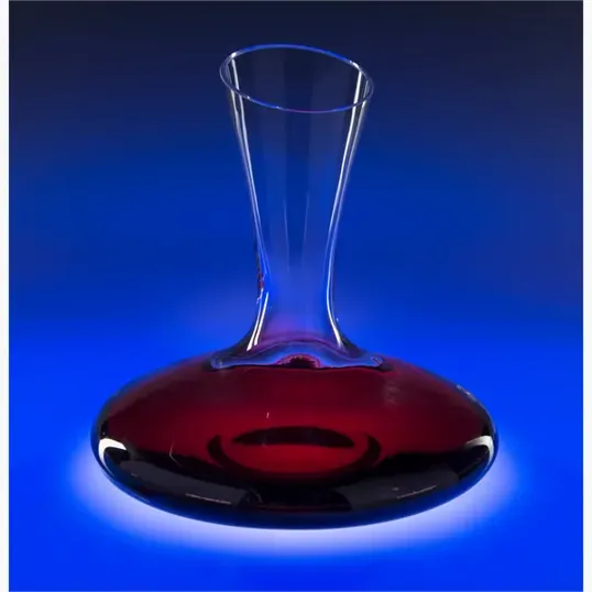 Renata Hand-Blown Crystal Wine Decanter, 43 oz