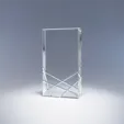 Kinetic Optic Crystal Award, 9" x 5" x 1.5" — view 2