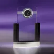 Neopolitan Crystal Desk Clock — view 2