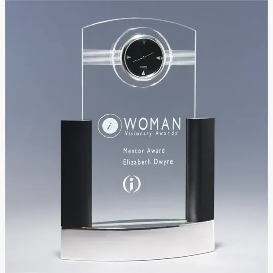 Neopolitan Crystal Desk Clock