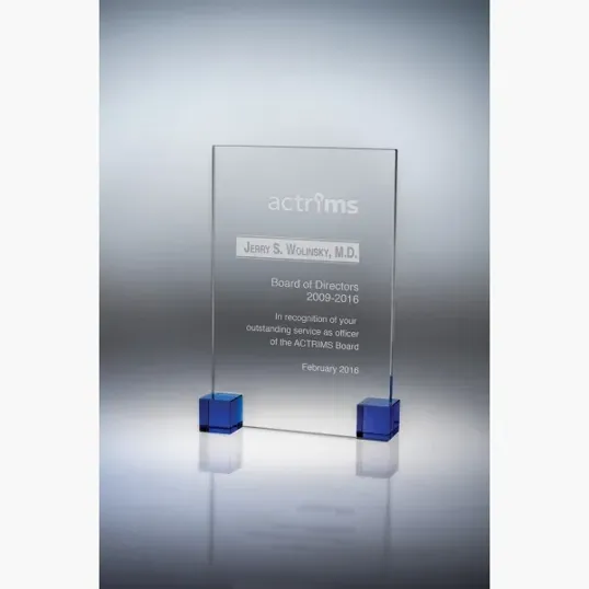 Elements Crystal Award with Starphire Crystal