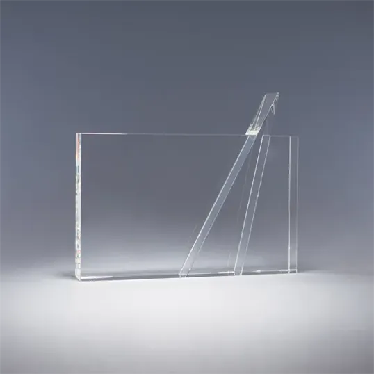 Promontory Rectangular Optic Crystal Award — view 4