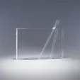 Promontory Rectangular Optic Crystal Award — view 4