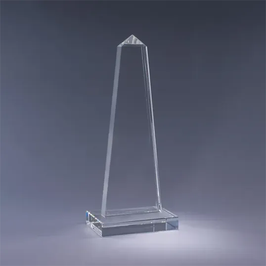 Obelisk Optic Crystal Award — view 2