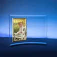 Vertical Jade Crystal/Gold Photo Frame — view 2