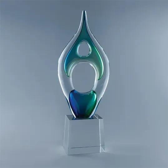 Escape Art Glass Crystal Award — view 3