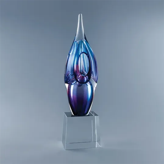Paragon Art Glass Crystal Award — view 3