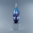 Paragon Art Glass Crystal Award — view 3