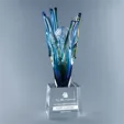 Euphoria Art Glass Crystal Award