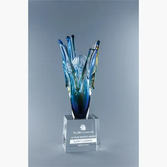 Euphoria Art Glass Crystal Award — view 2