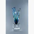 Euphoria Art Glass Crystal Award — view 2