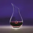 Essence Hand-Blown Crystal Wine Decanter, 46 oz — view 3
