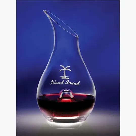 Essence Hand-Blown Crystal Wine Decanter, 46 oz