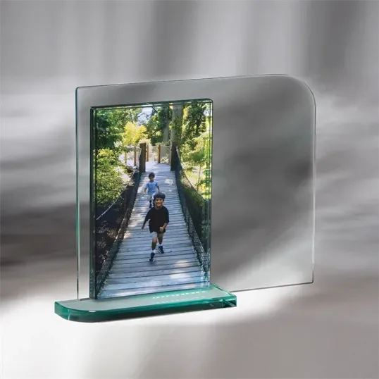Mainliner Jade Crystal Picture Frame, 4" x 6" — view 2