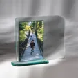 Mainliner Jade Crystal Picture Frame, 4" x 6" — view 2