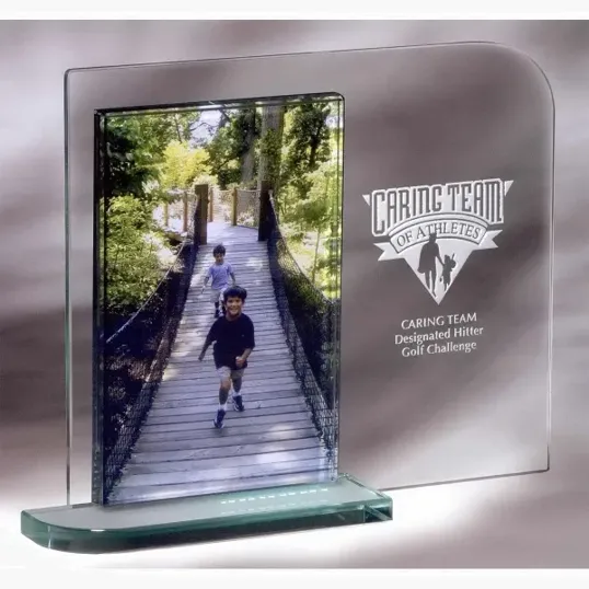 Mainliner Jade Crystal Picture Frame, 4" x 6"