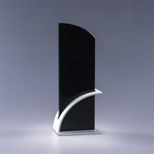 Optimist Optic Crystal & Aluminum Award — view 4