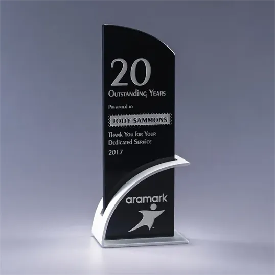 Optimist Optic Crystal & Aluminum Award — view 7