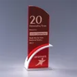 Optimist Optic Crystal & Aluminum Award