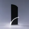 Optimist Optic Crystal & Aluminum Award — view 4