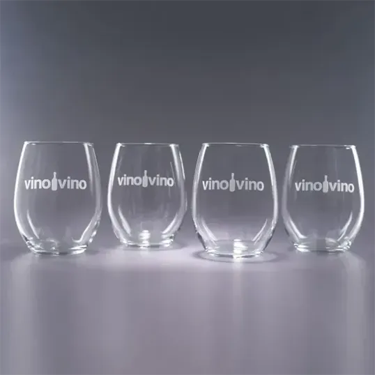 Trendsetter Stemless Wine Glass Traveler Set, 21 oz