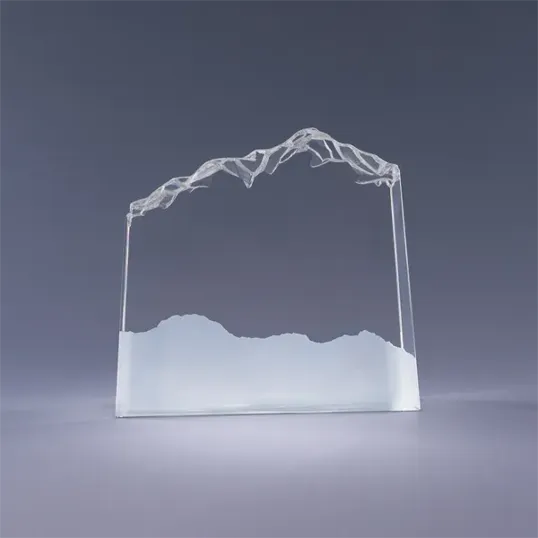 Optic Mountain Crystal Award — view 3