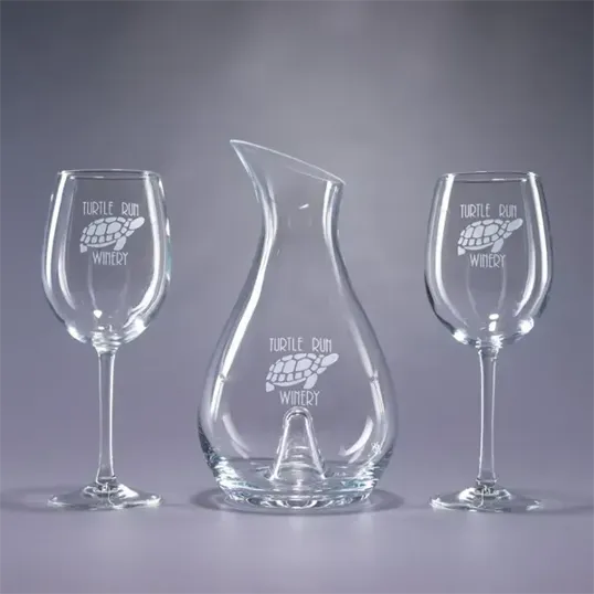 J. Charles Essence & Lyrica Non-Lead Crystal Wine Set