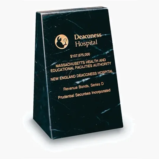 Berkeley Solid Black Marble Award