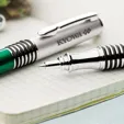Bande Rollerball Pen with Solid Brass Cap and Barrel