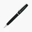 Martine Solid Brass Ballpoint Pen with Chrome Trim — view 3