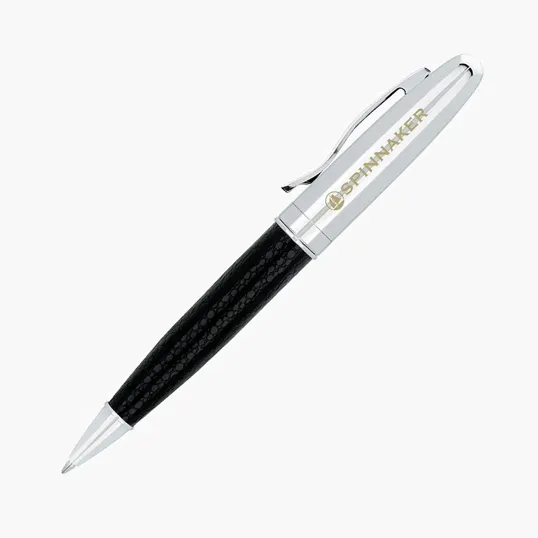 Cirino Faux Leather Ballpoint Pen with Matching Tube Case — view 2