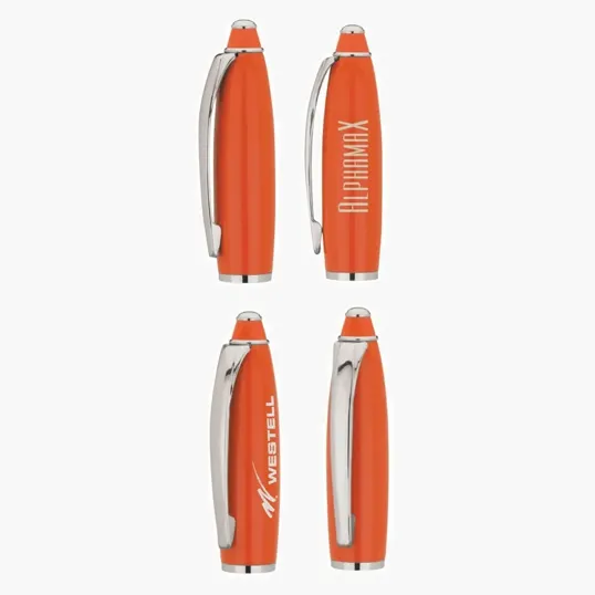 Pacifica Rollerball Pen, Chrome Plated Brass — view 6