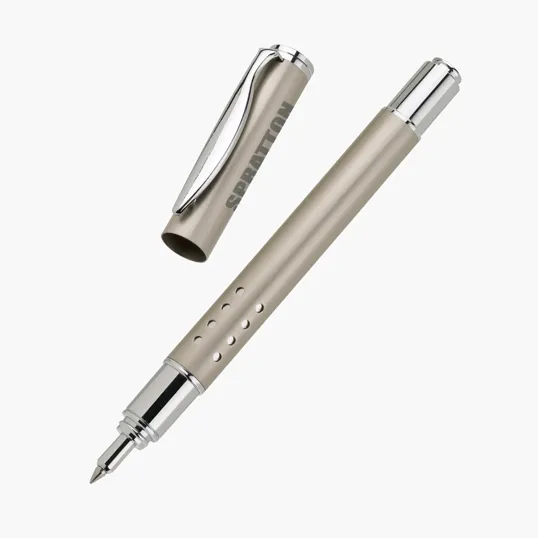 Lidon Rollerball Pen with Solid Brass Cap and Barrel — view 3