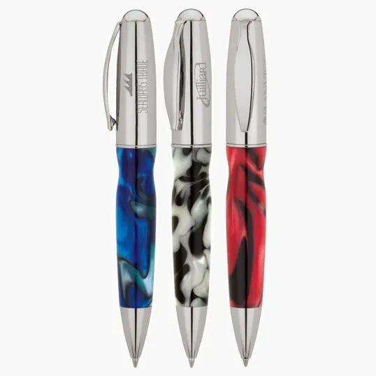 Stefano Ballpoint Pen with Swirled Resin Barrel