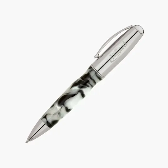 Stefano Ballpoint Pen with Swirled Resin Barrel — view 5