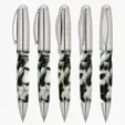 Stefano Ballpoint Pen with Swirled Resin Barrel — view 6