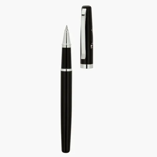 Beryl Rollerball Pen with Brass Cap and Barrel — view 2