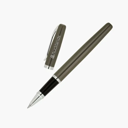 Beryl Rollerball Pen with Brass Cap and Barrel — view 5