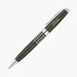 Powell Brass Ballpoint Pen with Ring Barrel Design — view 2
