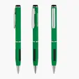 Brass Ballpoint Pen with Rubber Grip — view 3