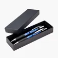 Valumark Edge Aluminum Ballpoint Pen and Pencil Set — view 2