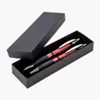 Valumark Edge Aluminum Ballpoint Pen and Pencil Set — view 3