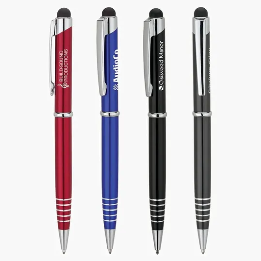 Valumark Alliance Aluminum Ballpoint Pen with Stylus