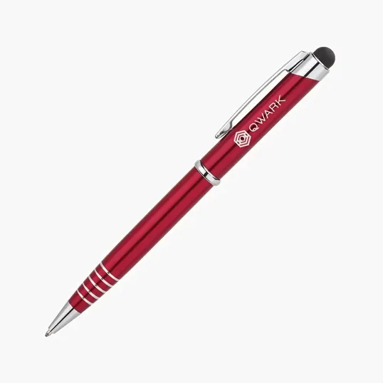 Valumark Alliance Aluminum Ballpoint Pen with Stylus — view 8