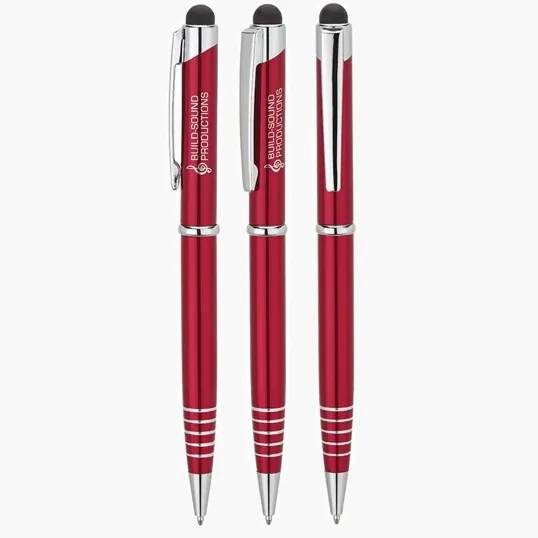 Valumark Alliance Aluminum Ballpoint Pen with Stylus — view 9